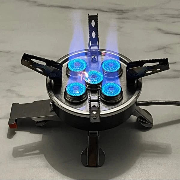Flamme Évasion™ – Réchaud à gaz 5 brûleurs / 8800W